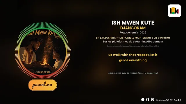 Vignette de la vidéo DJANGOKAM - Ish Mwen KUTE (Reggae Remix) (Karaoke / Lyrics in English + French subtitles)